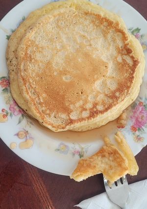 A picture of Fluffy pancakes.