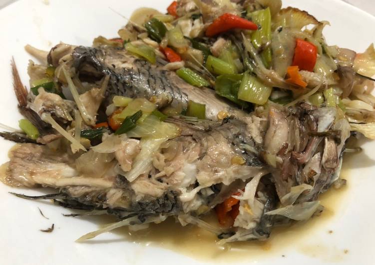 Cara Gampang mengolah Mujair Kuah Santan Kaya Rempah, Bisa Manjain Lidah