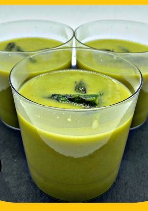 Una foto de Crema de espárragos