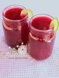 Exotic hibiscus drink