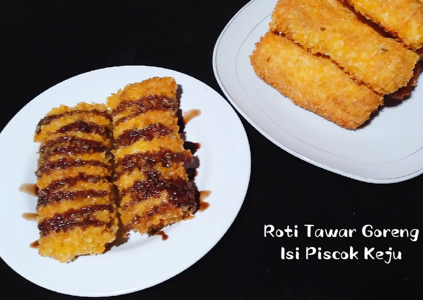 2/52. Roti Tawar Goreng Isi Piscok Keju