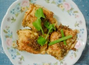 Hình của món Đậu hủ nhồi thịt chiên xả ớt.