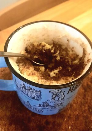 Une photo de Mugcake sans œuf
