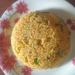 Garlic Capsicum Rice A picture of Garlic Capsicum Rice.