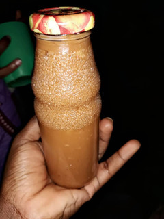 A picture of Coconut caramel sauce.