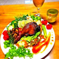 法式鵝油封鴨腿（創意料理）-レシピのメイン写真