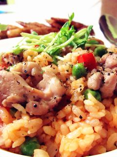 [亨氏番茄醬]香濃茄汁嫩雞燉飯 的食譜成品照片