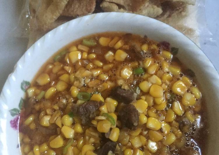 Tumis Daging Sapi & Jagung