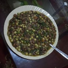 A picture of Fried githeri.