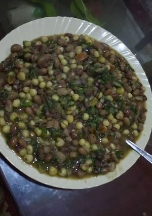 A picture of Fried githeri.