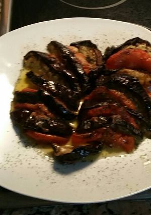 Foto principal de Berenjenas con tomate al horno