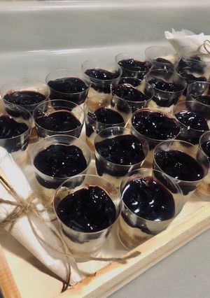 صورة لوصفة كاسات تشيز كيك بالخليط الجاهز 🍰