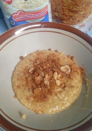 Foto resep Oatmeal abon simple