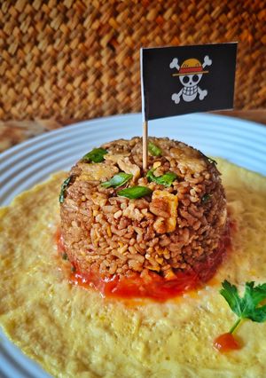 Foto resep Nasi Goreng Telur Dadar One Piece (Versi Normies)
