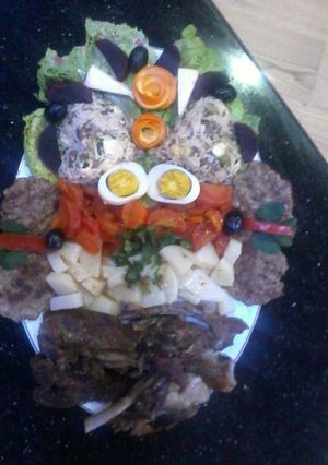 صورة لوصفة خضر مفورا و اروز بفينداشي