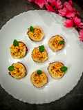 Mini garlic corn canapes