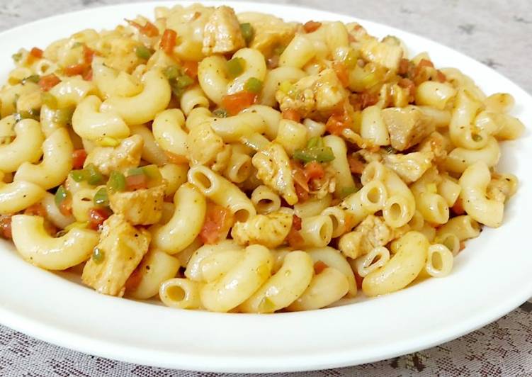 Easiest Way to Make Favorite Chicken macaroni