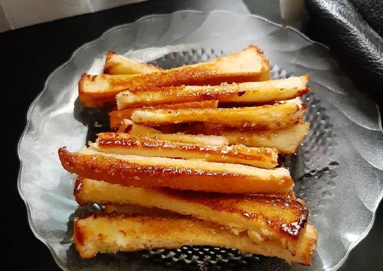 Resep Bagelen kulit roti tawar Cepat