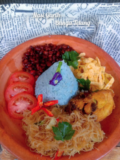 Foto resep Nasi Gurih Bunga Telang
