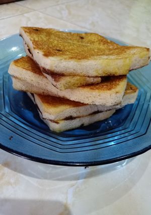 Foto resep Roti bakar coklat keju homemade