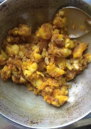 A picture of Aloo bhaji.