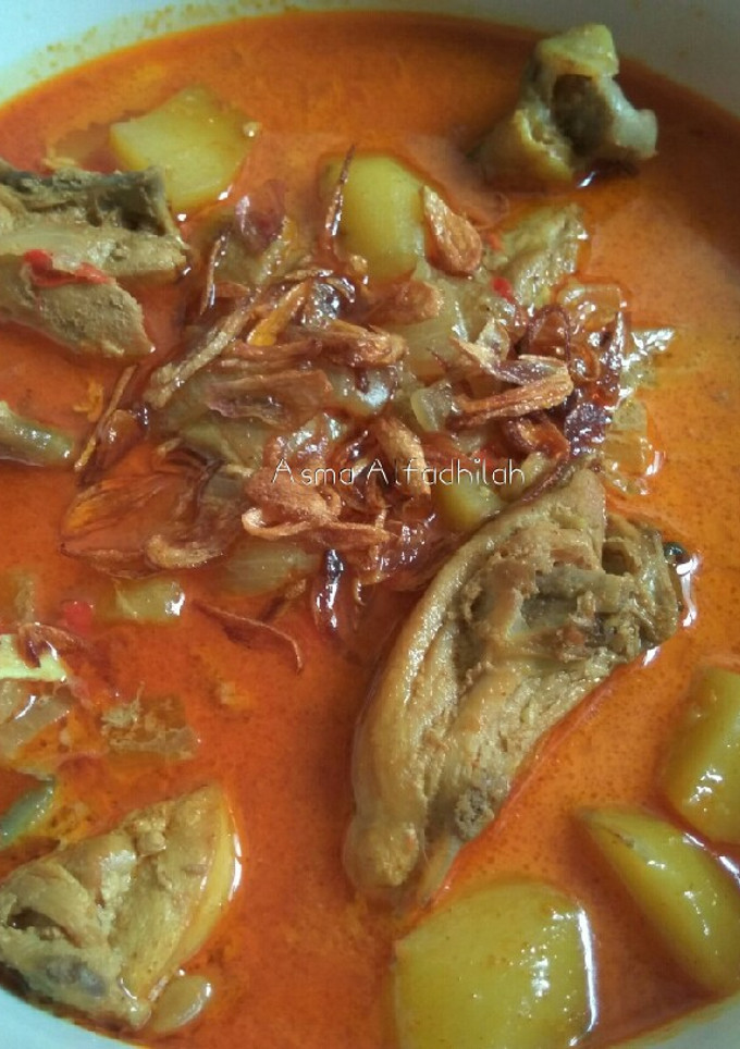 Foto resep Kare ayam with Indian curry powder