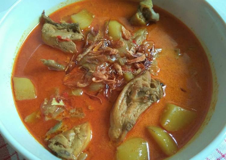 Kare ayam with Indian curry powder