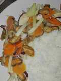 Tumis kerang dan cumi