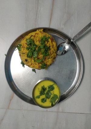 A picture of Thuri ki dal ki khichdi.