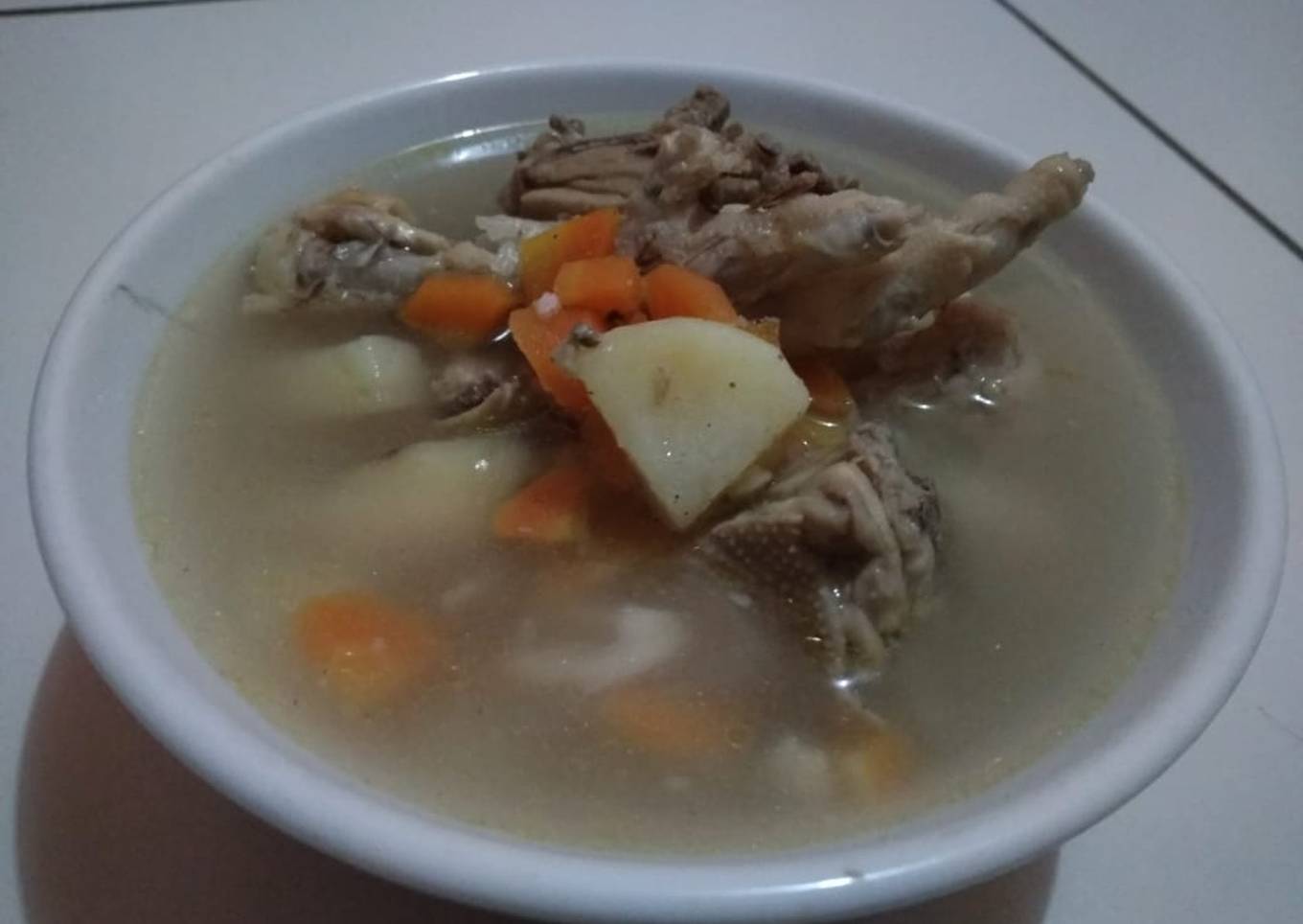 Sup ayam kuah bening