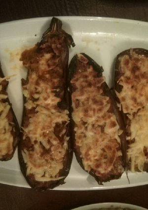 Une photo de Barquettes des aubergines