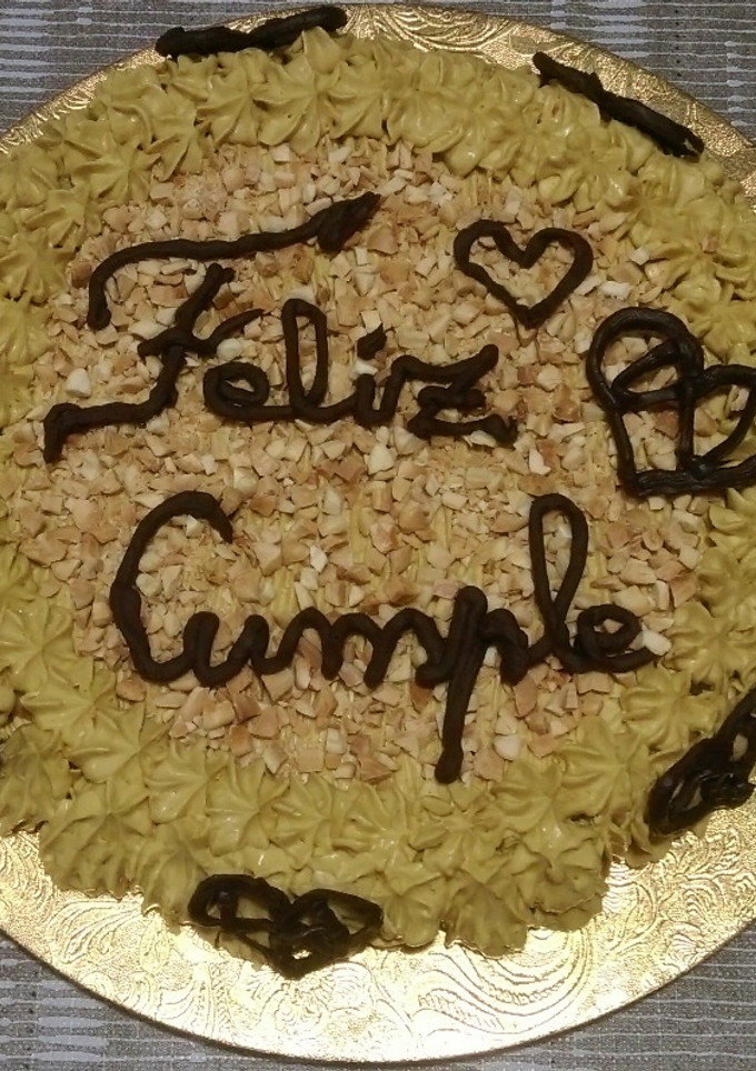 Una foto de Tarta de moca sin azúcar
