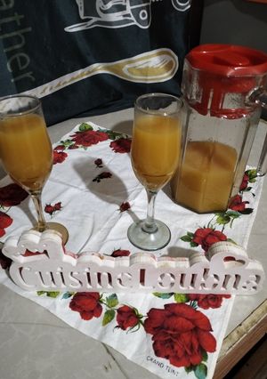 صورة لوصفة عصير الخوخ المنعش دون حليب