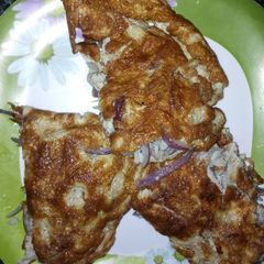 A picture of Onion omelette.