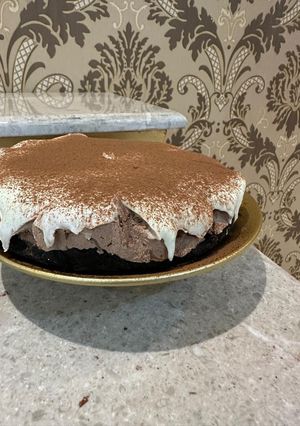 A picture of No-bake Triple Chocolate Mousse Cake.