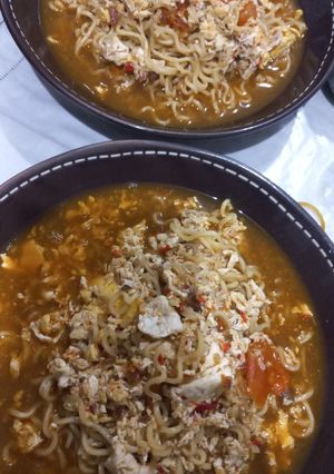 Foto resep Mie nyemek ala dee