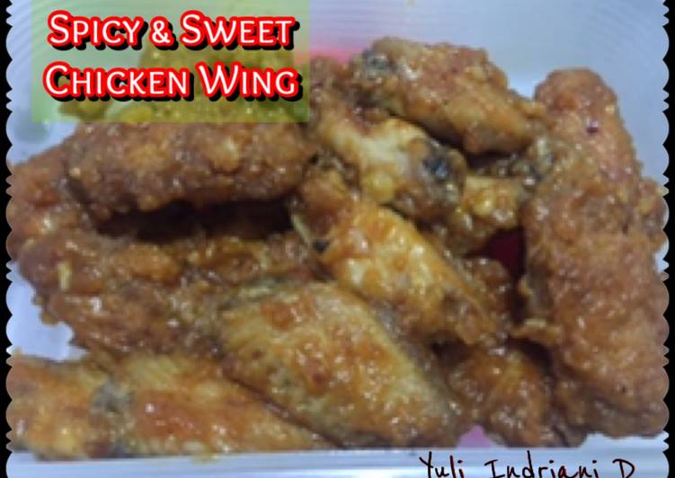 Resep Spicy &amp; Sweet Chicken Wing yang Lezat Sekali