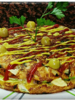 Una foto de Tortilla de papas, rellena
