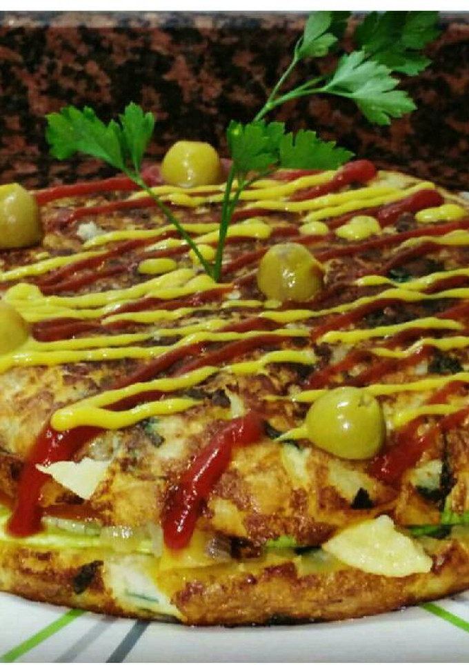 Una foto de Tortilla de papas, rellena