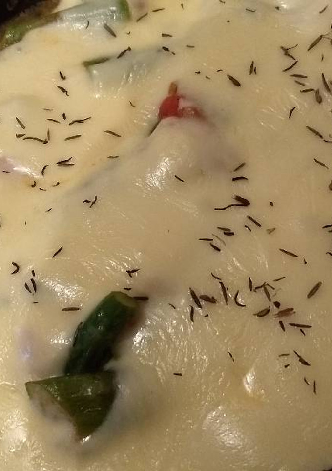 Una foto de Espárragos gratinados