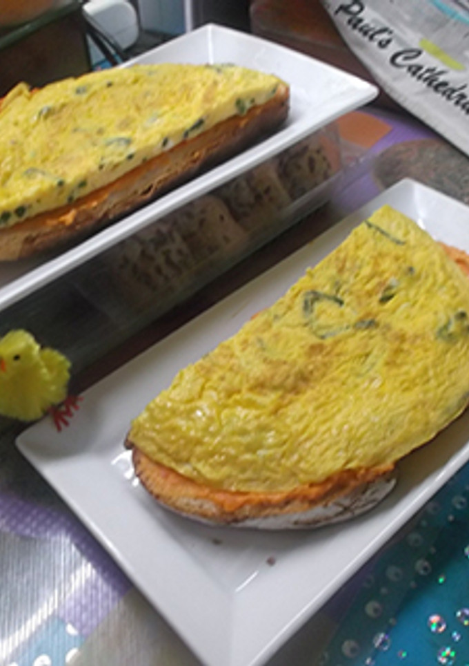 Una foto de Tortilla de espárragos