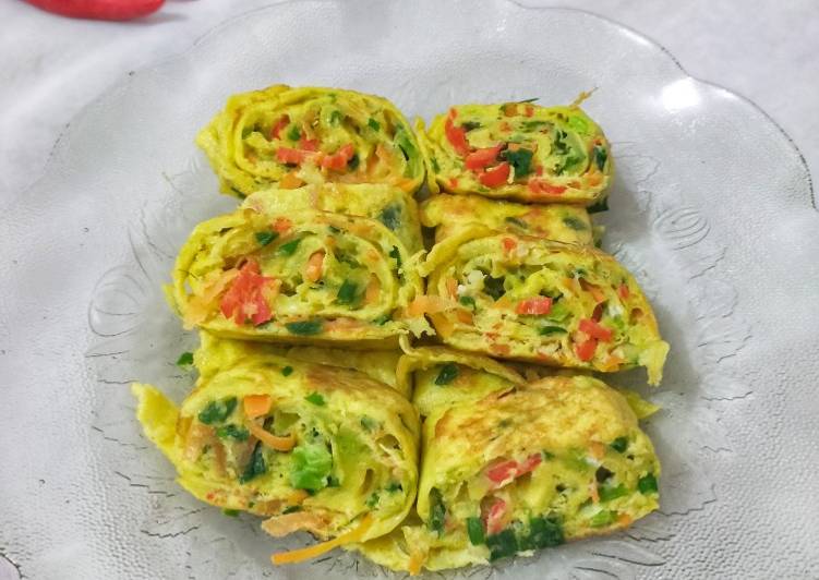 Telur Dadar ala Korea - Gyeranmari (기란 마리)