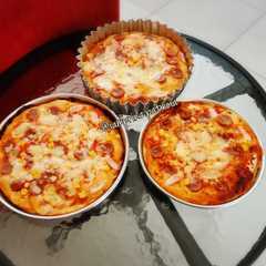 Pizza homemade anti gagal (bisa oven / teflon) রেসিপির প্রধান ছবি