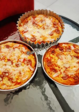 Foto resep Pizza homemade anti gagal (bisa oven / teflon)