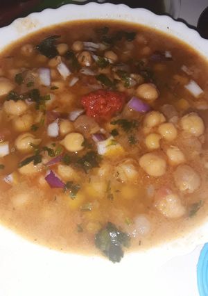 صورة لوصفة حمص قسنطيني
