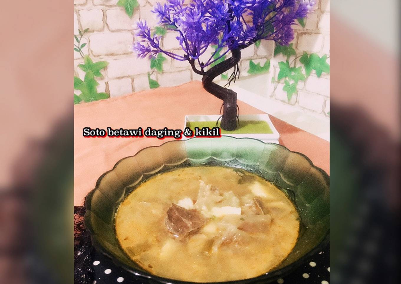 Soto betawi santan daging,kikil