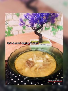 Foto resep Soto betawi santan daging,kikil