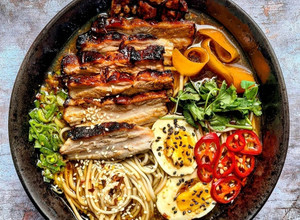 A picture of Crispy Pork Belly Ramen.