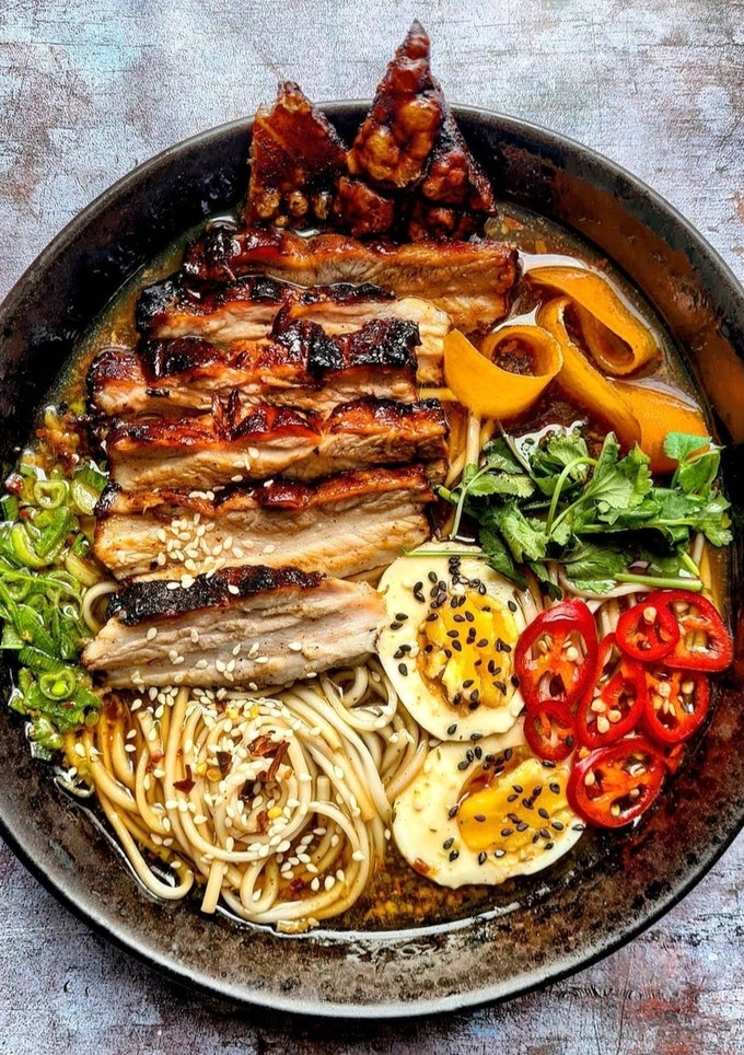 A picture of Crispy Pork Belly Ramen.