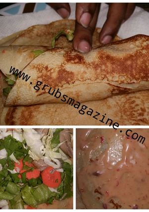 A picture of Pancake Wraps.